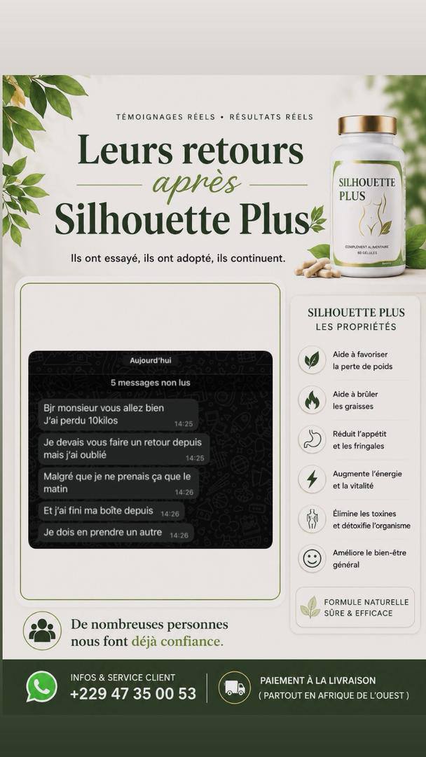 Retour cliente Silhouette Plus