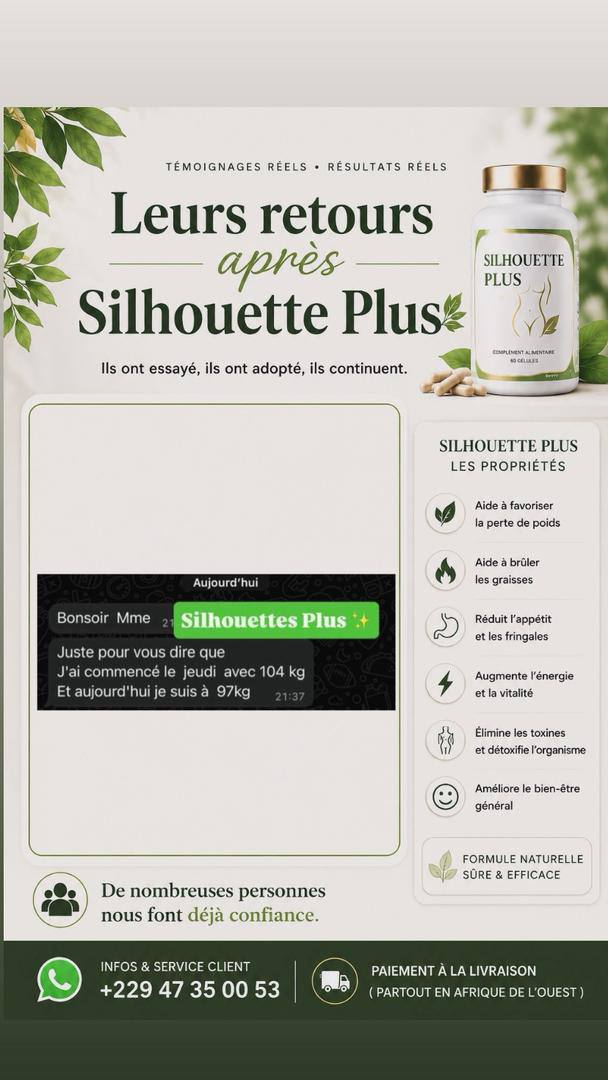 Retour cliente Silhouette Plus